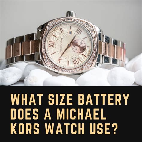 Michael Kors battery replacement size